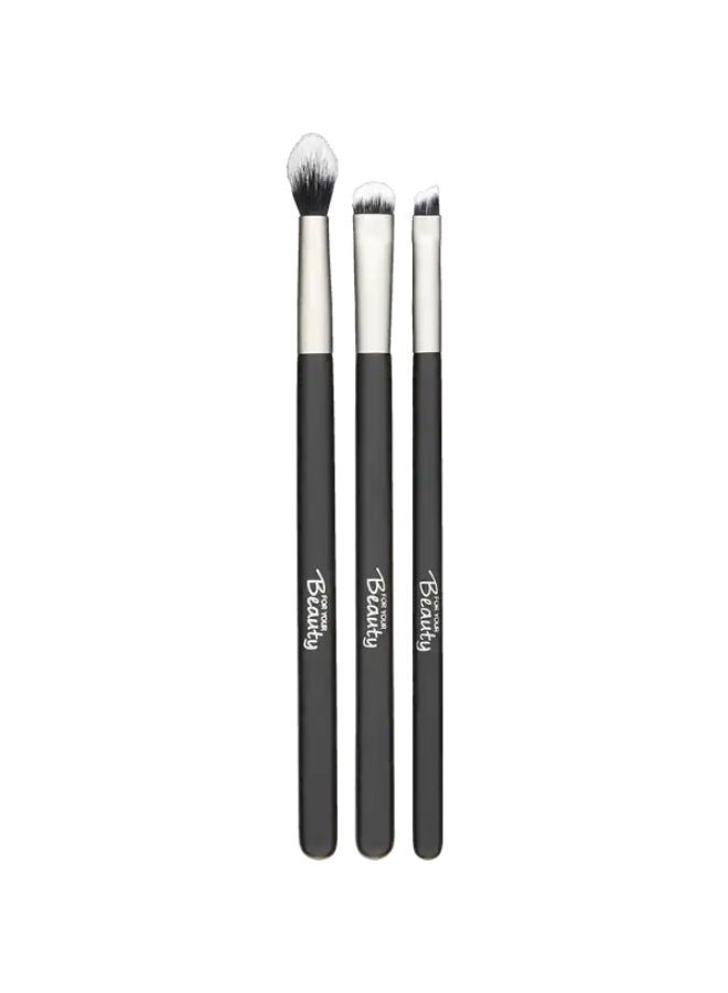 Rossmann Professional Perfect Eyes Set – Eye Makeup Brushes (3 Pieces) - Image 2